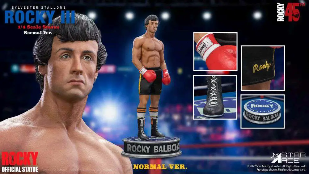 Statue rocky iii regular resin
